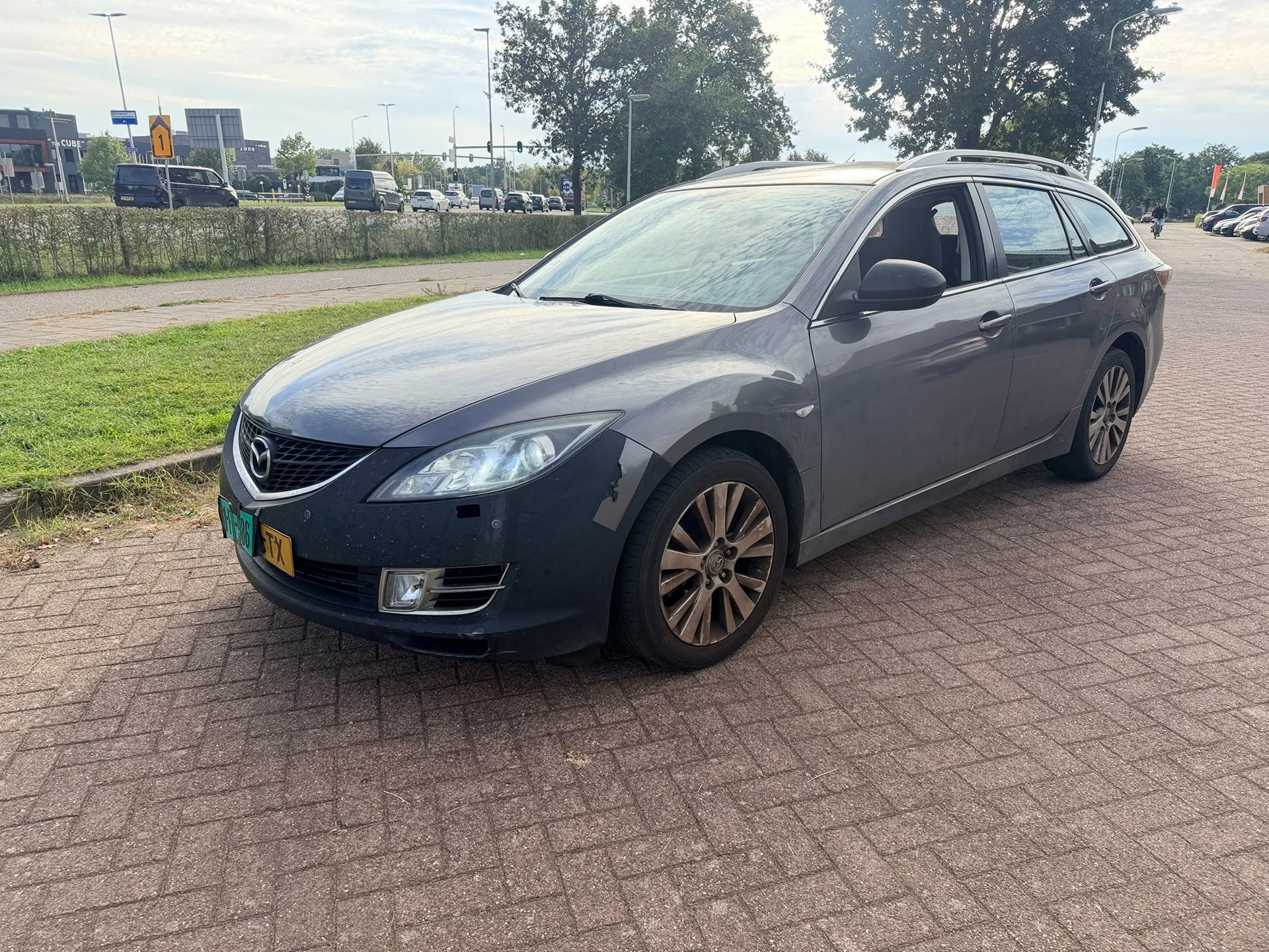 Mazda 6 Sportbreak 2.0 Diesel - 2008 - Airco - Rijdt goed, Auto's, Voorwielaandrijving, 1998 cc, Gebruikt, 4 cilinders