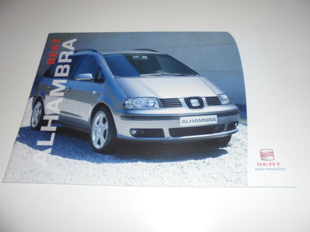 brochure Seat Alhambra  2008, Ophalen of Verzenden, Nieuw, Overige merken