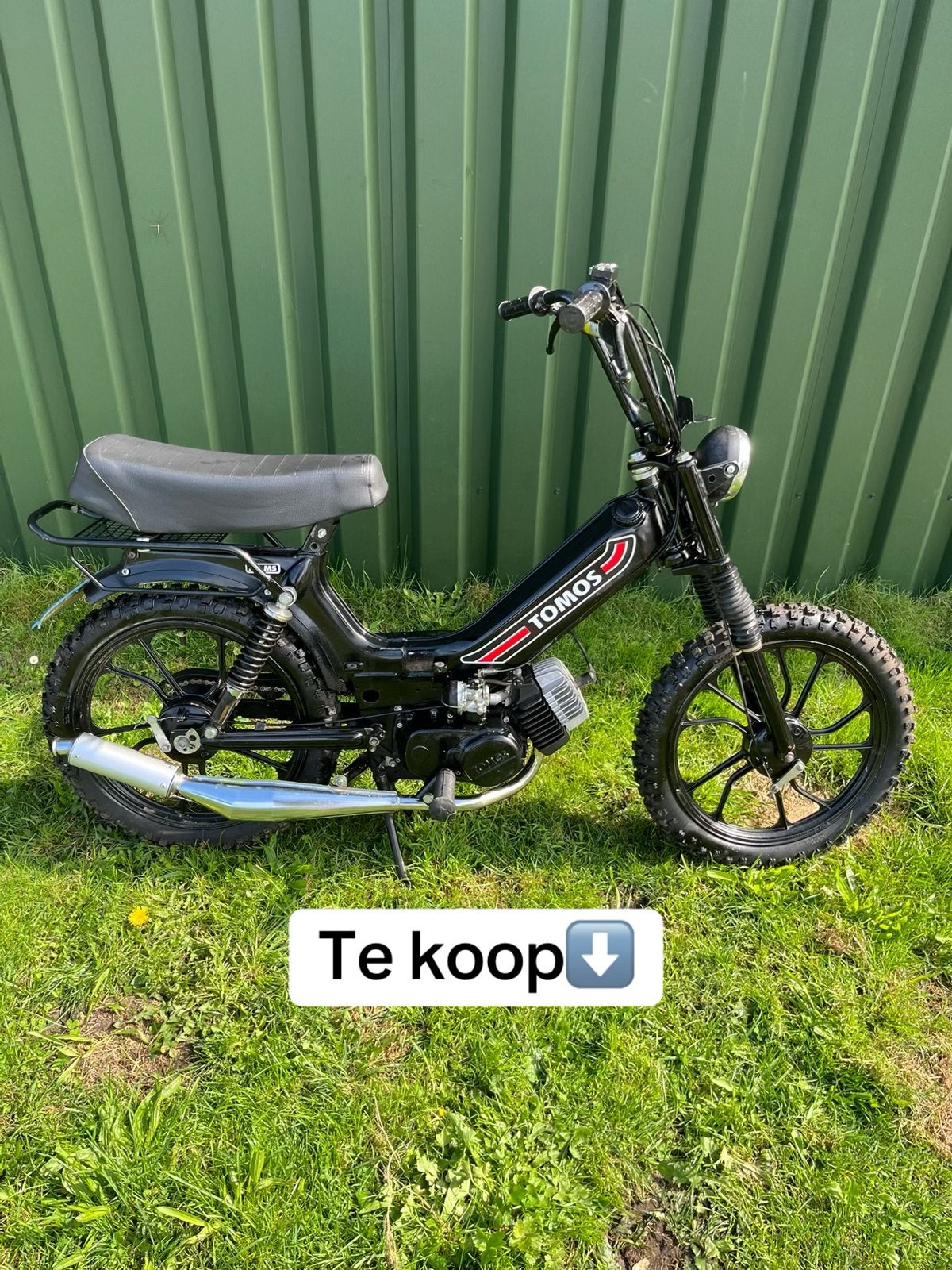 Prachtige Tomos brommer in uitstekende staat - Zwart, Fietsen en Brommers, Ophalen of Verzenden, Zo goed als nieuw, Maximaal 45 km/u