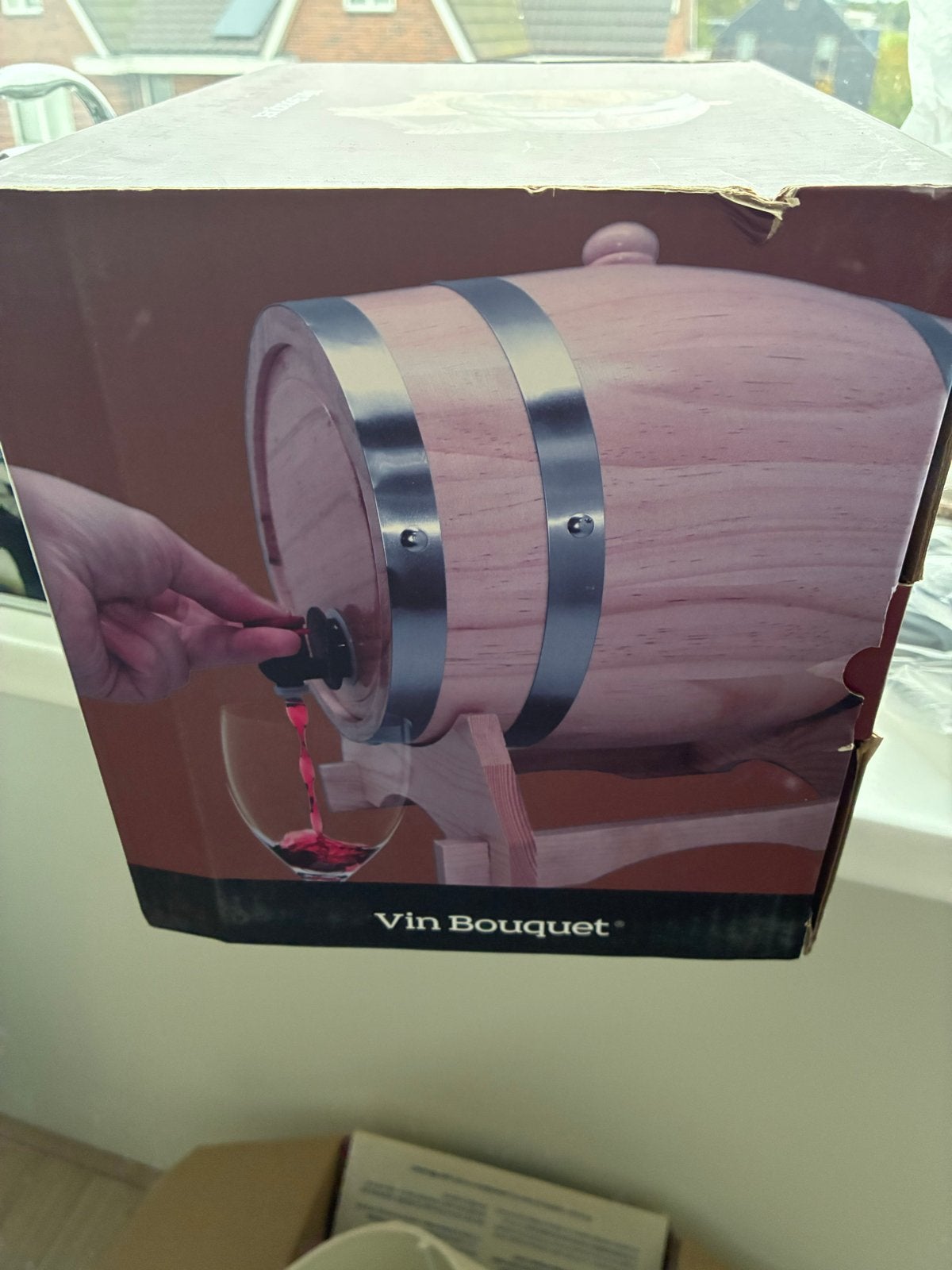 Wijn dispenser - Vin Bouquet, Ophalen, Nieuw, Bruin, Hout