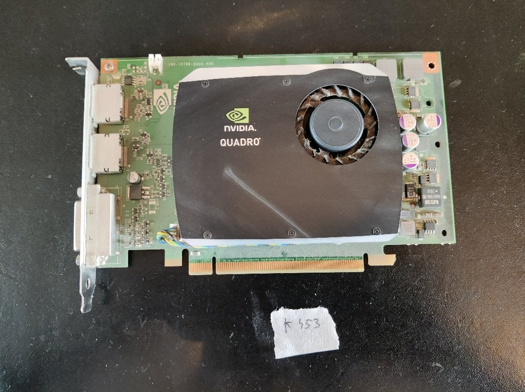 Nvidia Quadro FX 580 [K453]] 1-6, DVI, Ophalen of Verzenden, PCI-Express 5, Nvidia