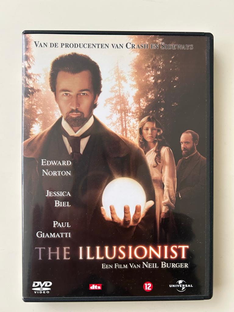 -The Illusionist- Edward Norton, Jessica Biel, Cd's en Dvd's, Vanaf 12 jaar, Ophalen of Verzenden, Zo goed als nieuw, Bovennatuurlijke thriller