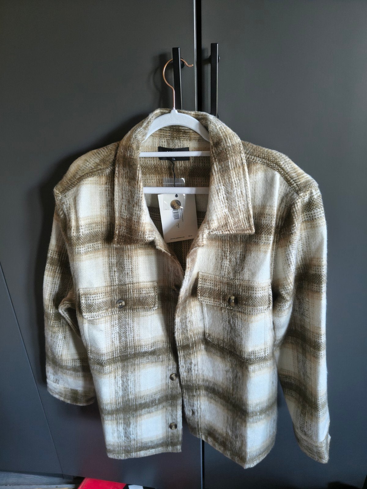 The LUGO checked overshirt maat XL mocha ICON - nieuw, Ophalen of Verzenden, Zo goed als nieuw