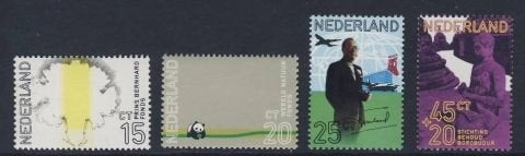 Postfris, 60e Verjaardag Prins Bernhard 1971 NVPH 992/995, Postzegels en Munten, Postzegels | Nederland, Verzenden, Na 1940, Postfris