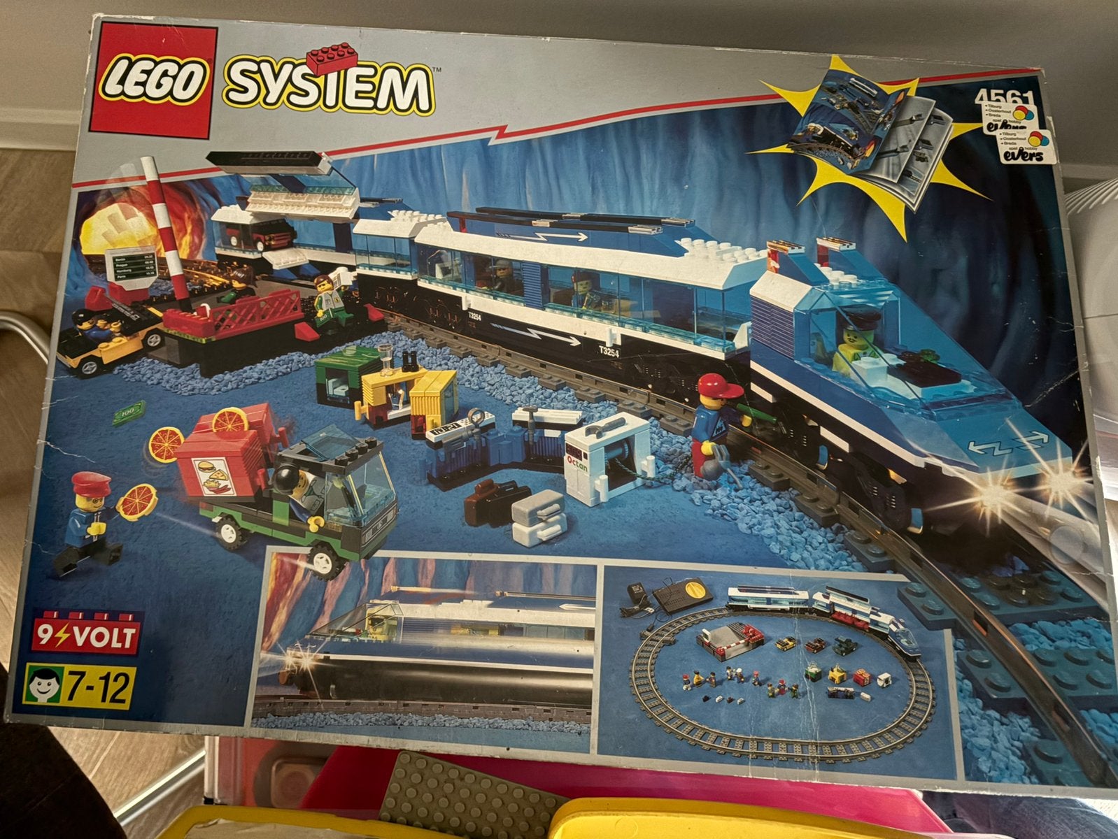 Lego trein set 4561,station 4556, sneeuwschuiver 4533, Ophalen, Zo goed als nieuw, Elektrisch, Overige merken