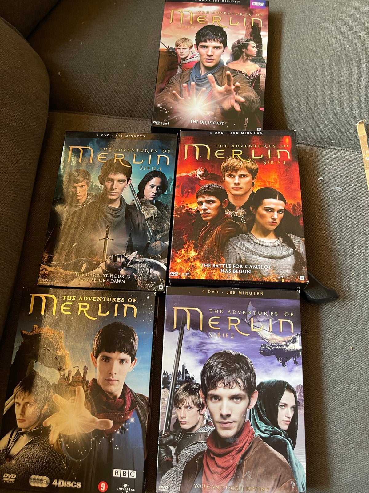 The Adventures of Merlin - Complete Serie DVD Boxset, Nederlands, Ophalen of Verzenden, Gebruikt, Engels