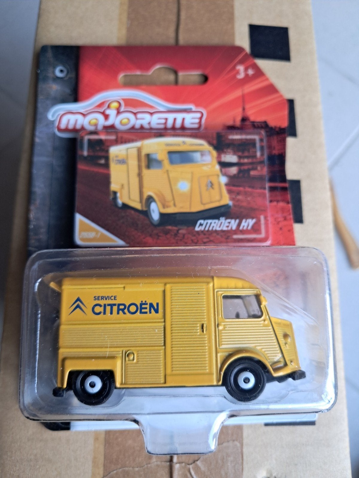 Majorette Citroën HY geel nieuw in vintage verpakking, Ophalen of Verzenden, Nieuw, Auto