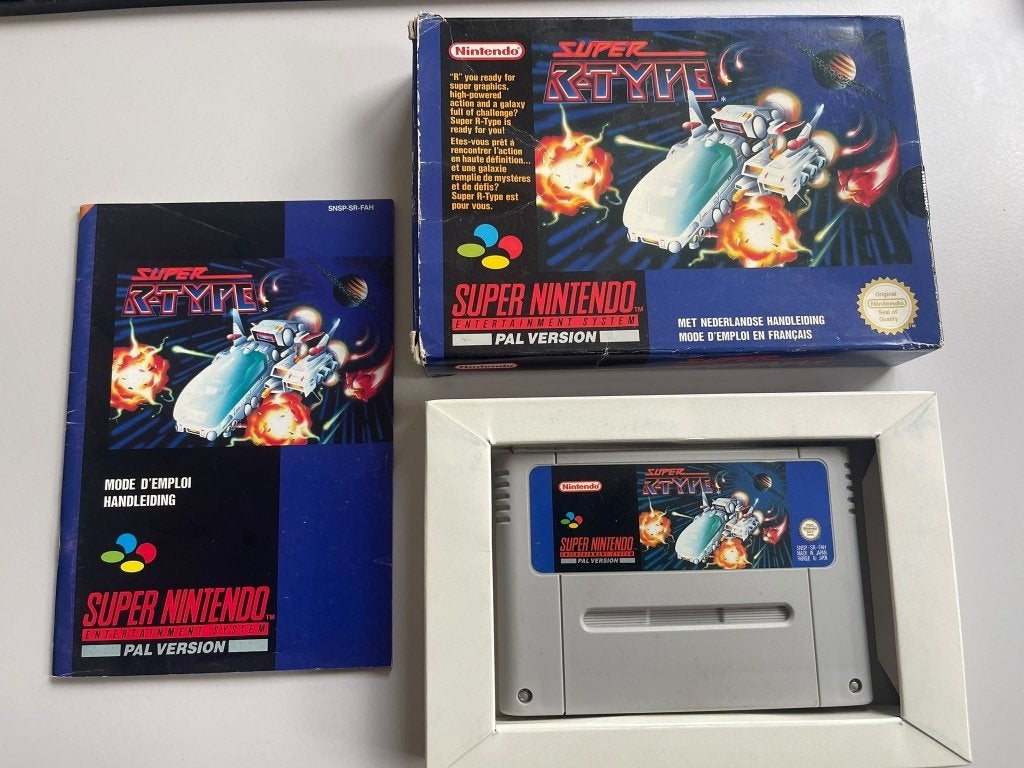 Super R-Type SNES PAL - Doos + Handleiding (CIB), Gebruikt, Shooter, 1 speler, Ophalen of Verzenden