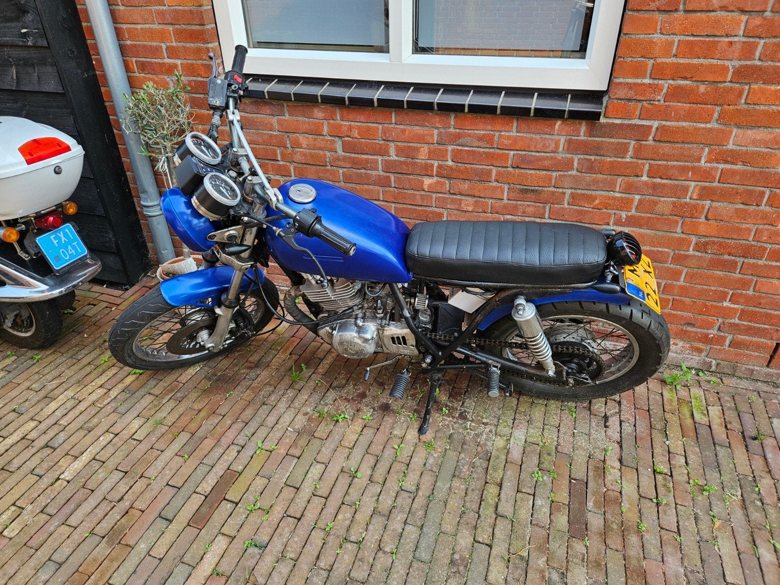 Suzuki GN250 gereviseerd, Ophalen
