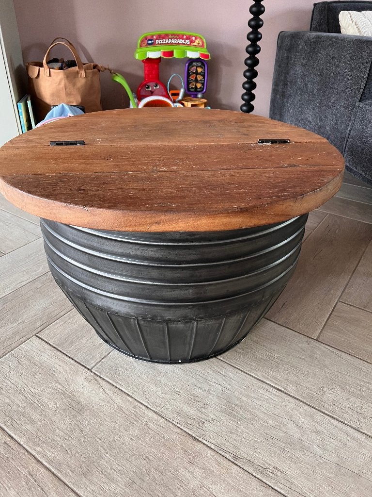 Salontafel, Ophalen, Gebruikt, 50 tot 100 cm, Rond