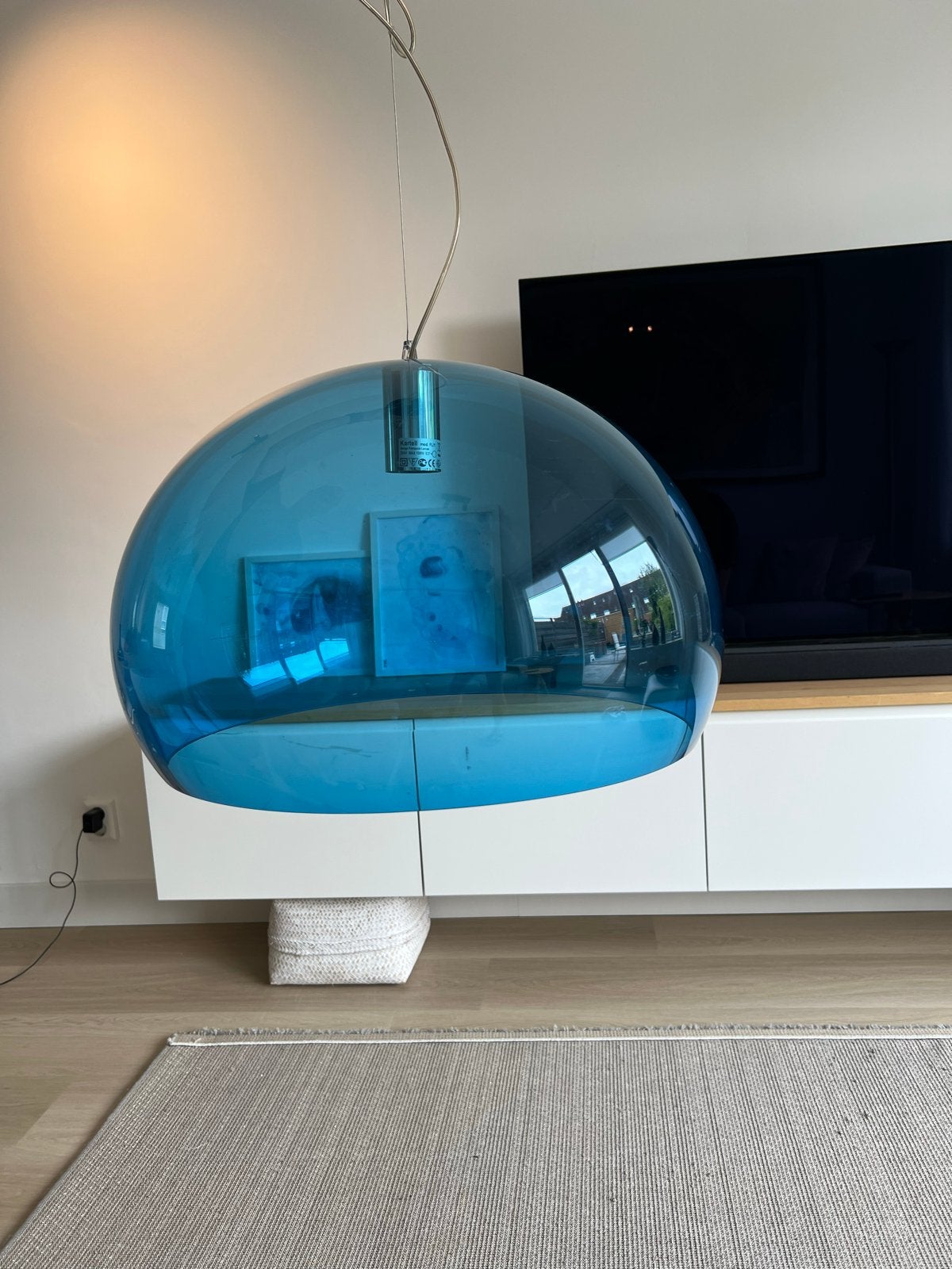 Kartell FL/Y Hanglamp - Ferruccio Laviani Design, Ophalen, Zo goed als nieuw, Kunststof, E27 (groot)
