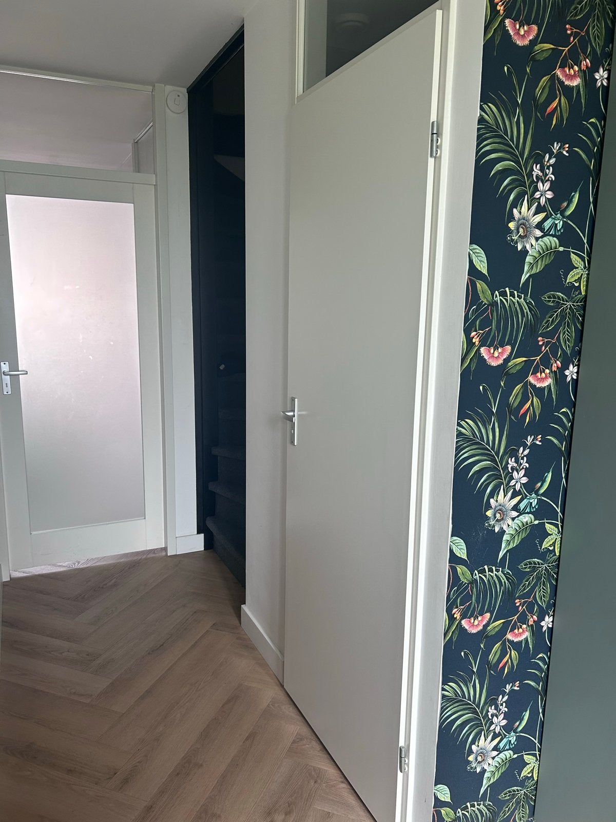 Set van 2 Board Binnendeuren (Toilet & Trapkast) met Beslag, Ophalen, Gebruikt, Minder dan 80 cm, Binnendeur