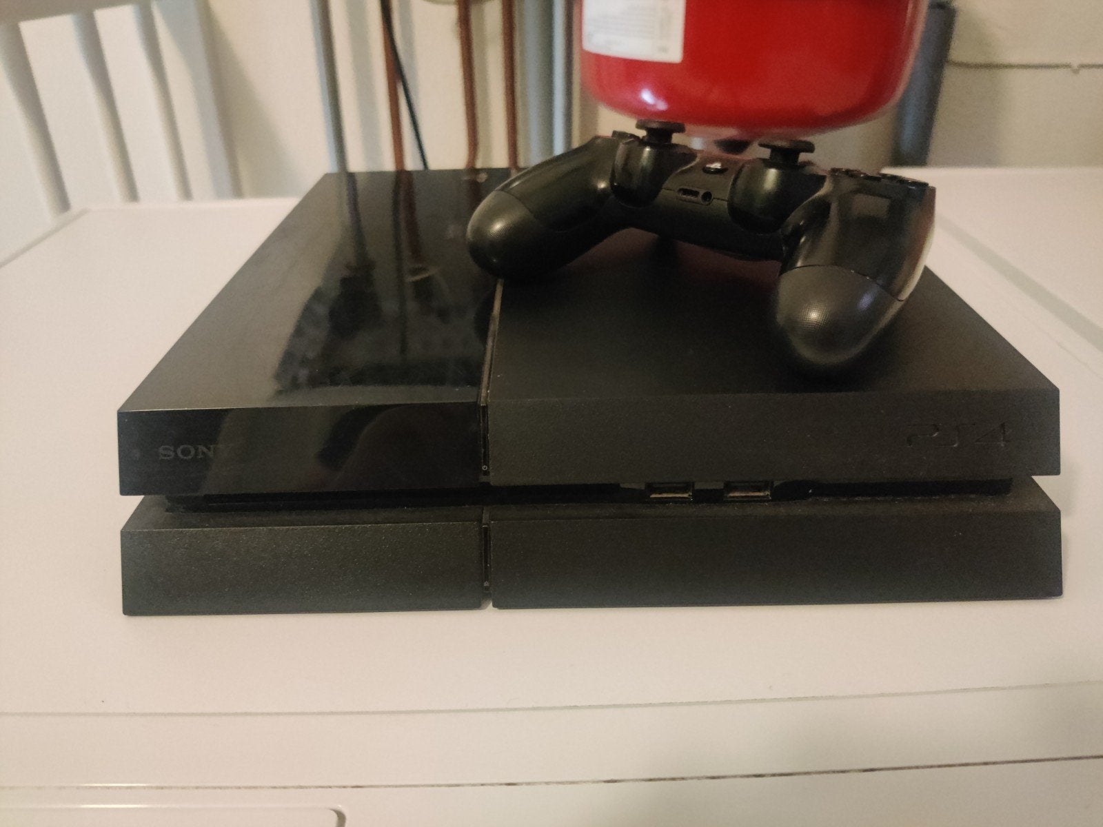 PlayStation 4 (PS4) met controller en 9 games, Ophalen, Met 1 controller, Original, 500 GB