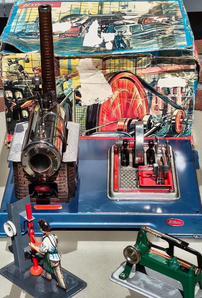 Wilesco Stoommachine D12., Hobby en Vrije tijd, Modelbouw | Overige, Ophalen of Verzenden, Zo goed als nieuw, Groter dan 1:32
