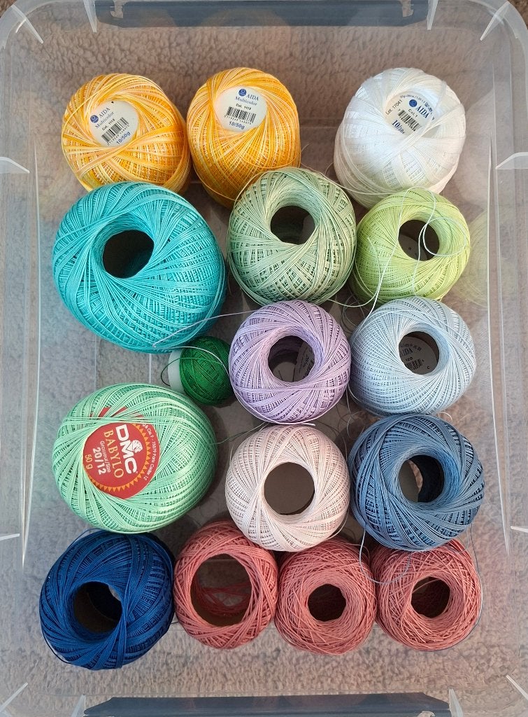 handwerkgaren voor haken, frivolité enz., Hobby en Vrije tijd, Breien en Haken, Ophalen of Verzenden, Zo goed als nieuw, Haken