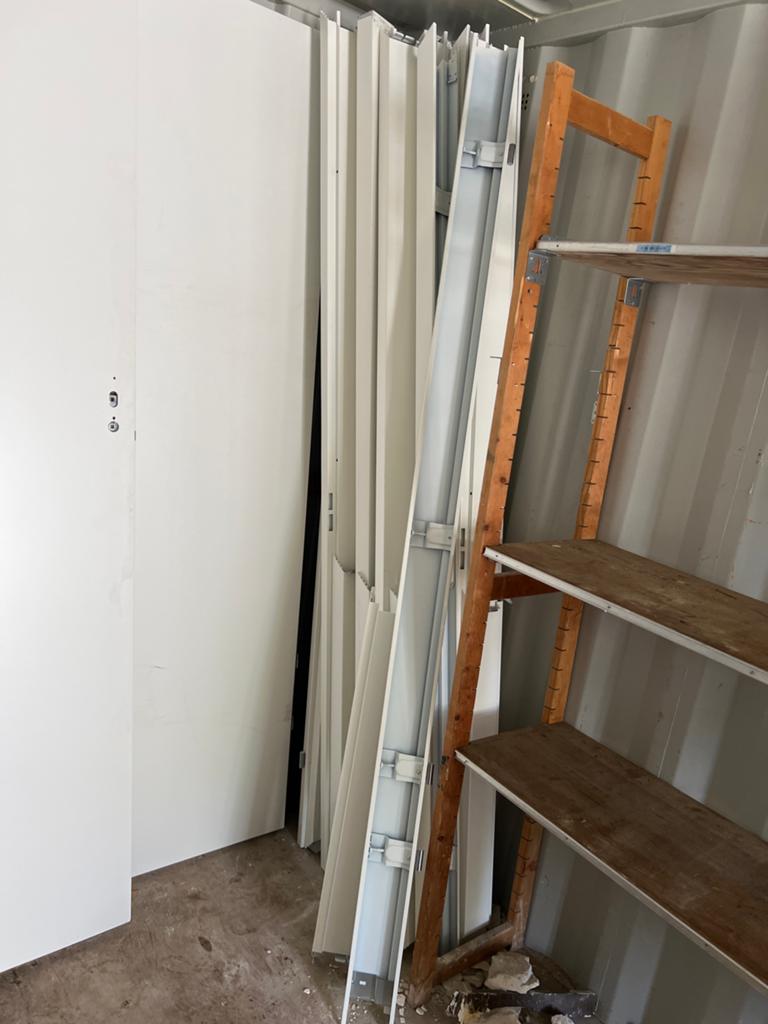 Nastel kozijn aluminium voor deuren 88cm x 2,31m wit, Ophalen, 80 tot 100 cm, 215 cm of meer, Binnendeur