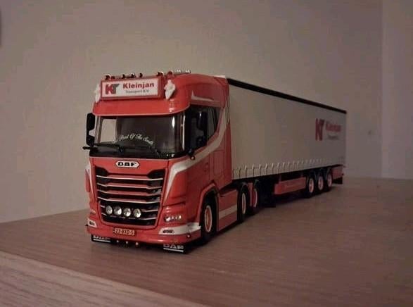 Kleinjan Daf WSI, Hobby en Vrije tijd, Modelauto's | 1:50, Ophalen of Verzenden, Nieuw, Bus of Vrachtwagen, Wsi