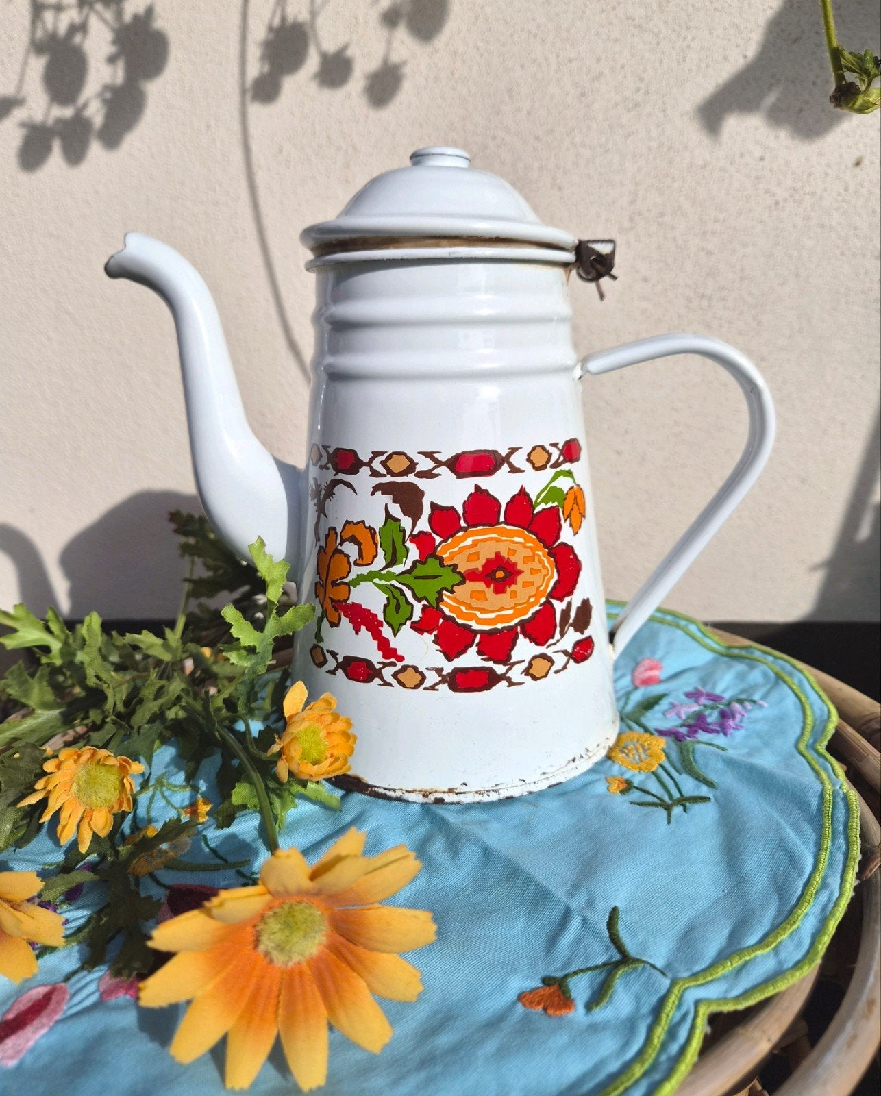 Retro koffiekan, Antiek en Kunst, Ophalen of Verzenden