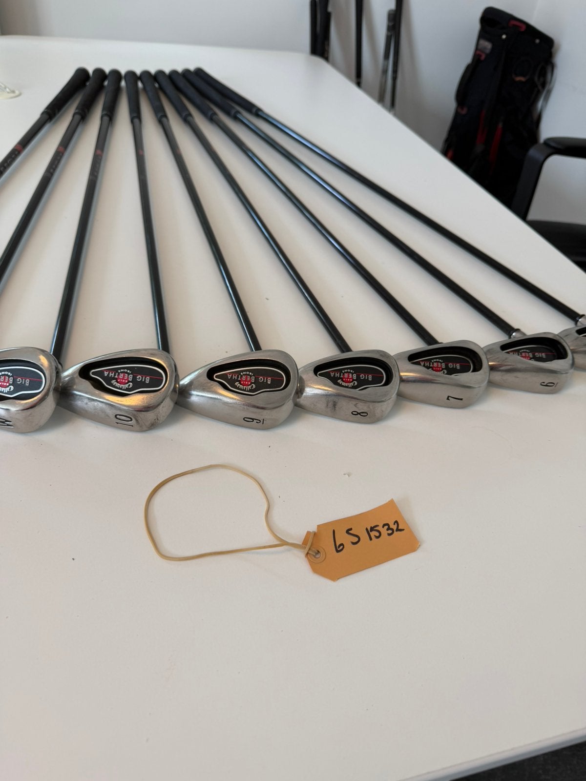 Callaway Big Betha ijzerset - R flex - Sw-4 testen ok 6S1532, Sport en Fitness, Golf, Set, Gebruikt, -, Ophalen of Verzenden