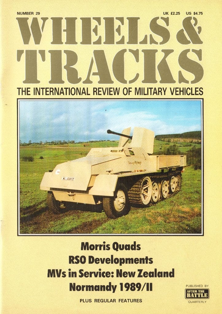 WHEELS & TRACKS magazine No 29 RSO Developments, Overige merken, Auto, 1:32 tot 1:50, Nieuw