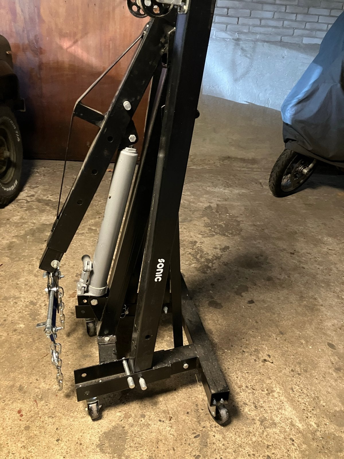 Sonic Motorlift / Werkplaatskraan professionale kwaliteit!, Ophalen, Zo goed als nieuw