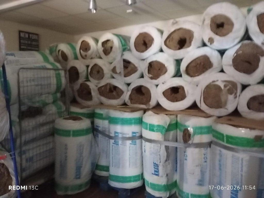 KNAUF ISOLATIE rollen 10 cm dik en ROCKWOOL rollen van 10 mm, Doe-het-zelf en Verbouw, Isolatie en Afdichting, Nieuw, Ophalen of Verzenden
