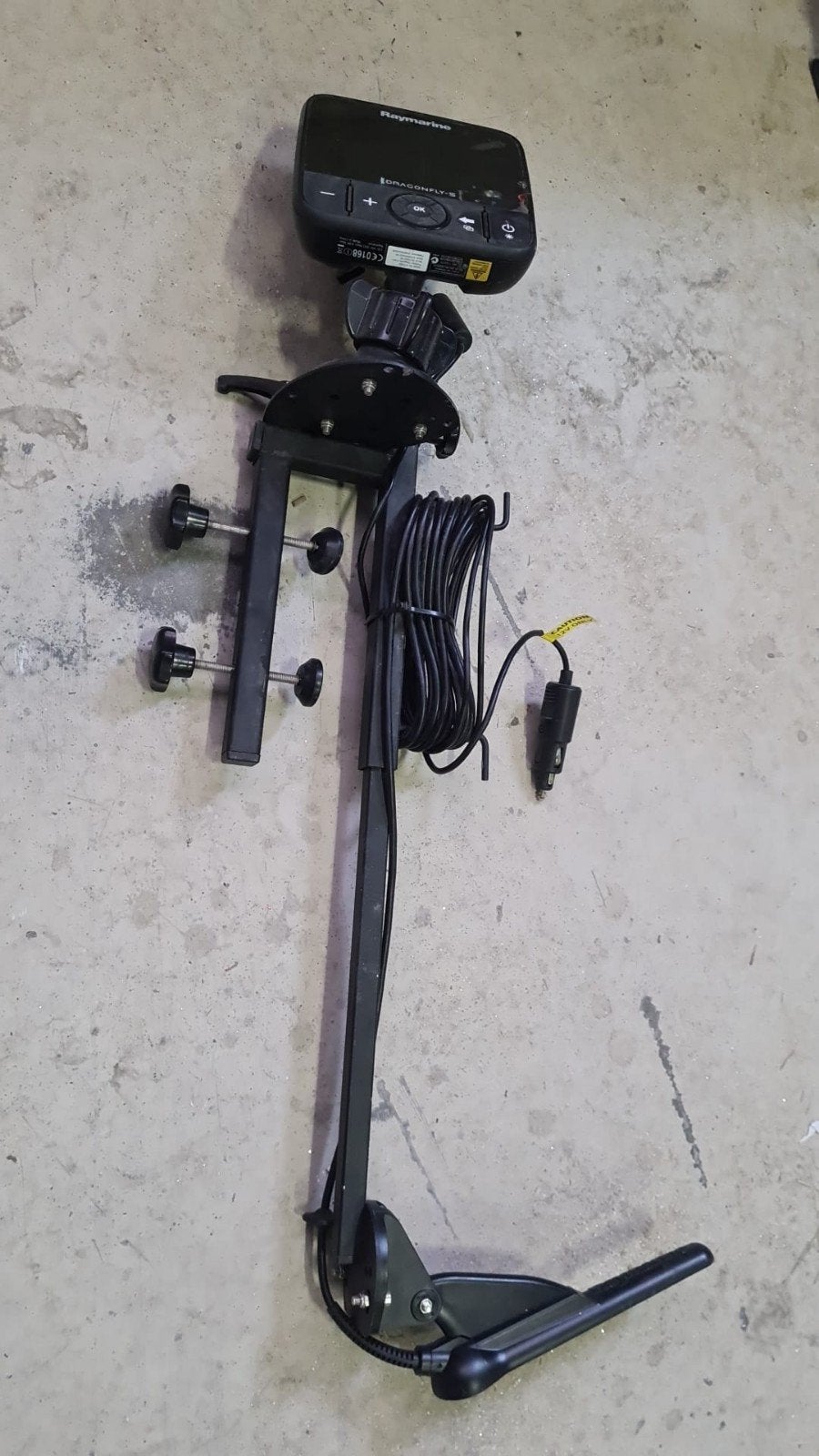 Raymarine Dragonfly-5 Pro Fishfinder/Kaartplotter met transd, Ophalen, Zo goed als nieuw