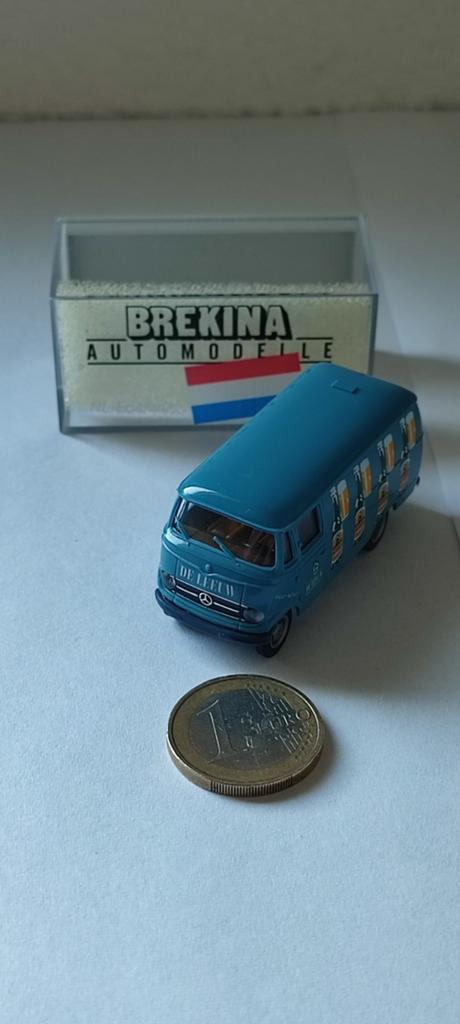 Leeuw bier Mercedes busje Brekina, Ophalen of Verzenden, Zo goed als nieuw, Overige typen, Leeuw