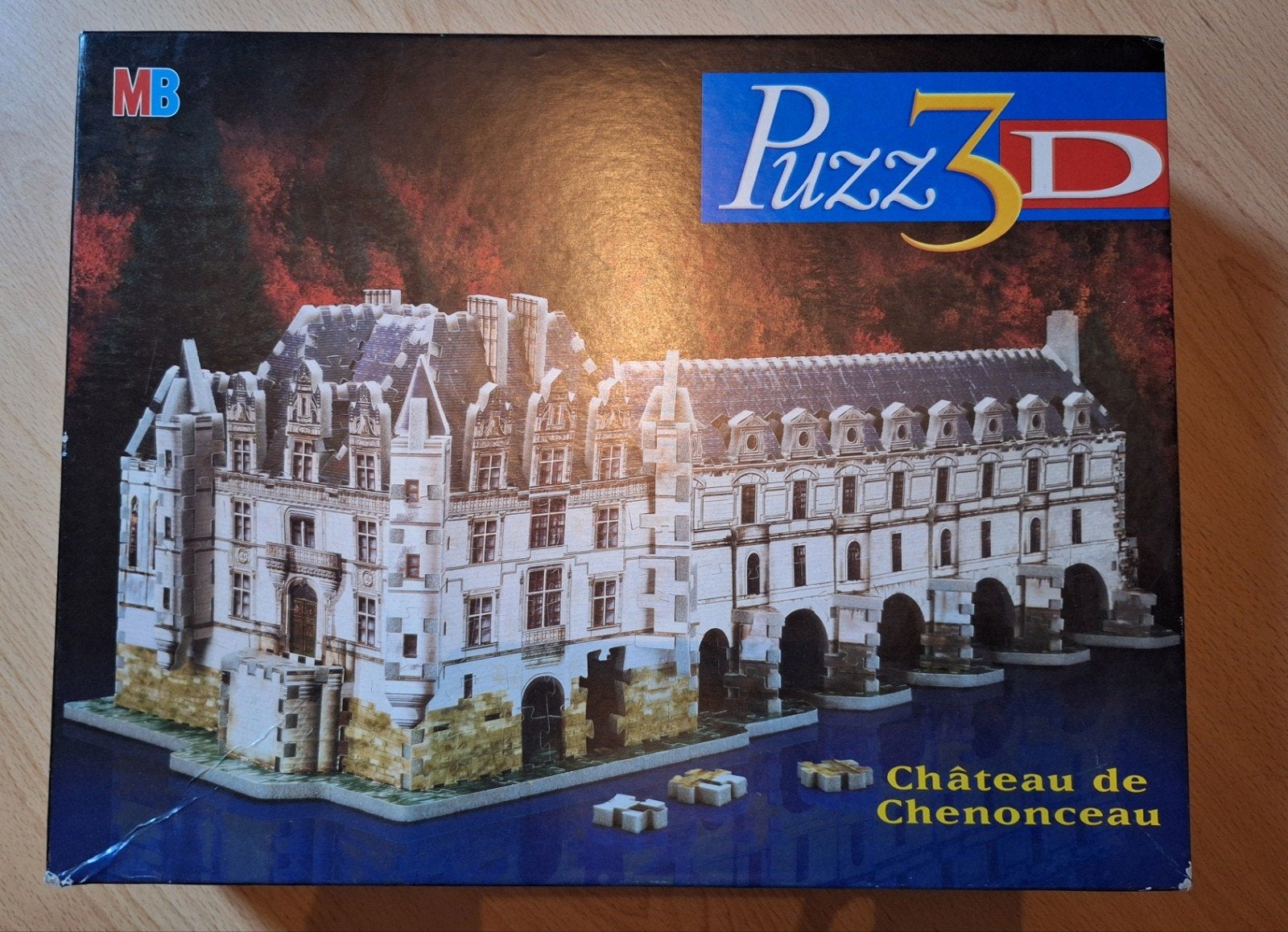 3d puzzel Chateau Chenonceau, Ophalen of Verzenden, 500 t/m 1500 stukjes, Zo goed als nieuw, Rubik's of 3D-puzzel