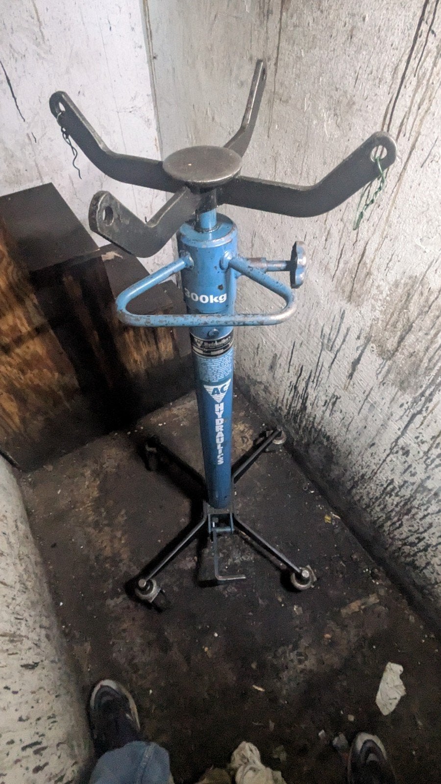 Versnellingsbak krik 300KG - AC Hydraulics DK-8800, Ophalen, Gebruikt, Hydraulisch, Garagekrik