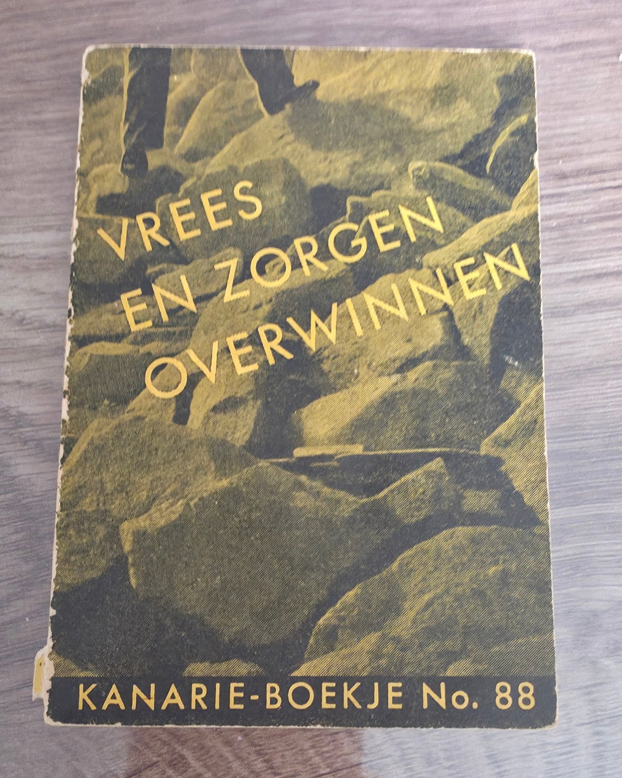 Kanarie-boekje No. 88 - Vrees en zorgen overwinnen 1937, Boeken, Ophalen of Verzenden, Gelezen, Dr. Orison Swett Marden