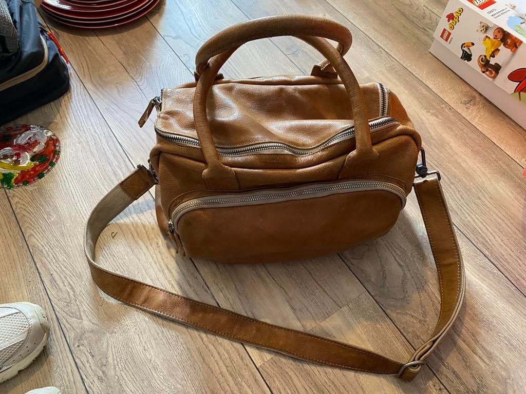 Cowboy bag luiertas, Ophalen, Gebruikt
