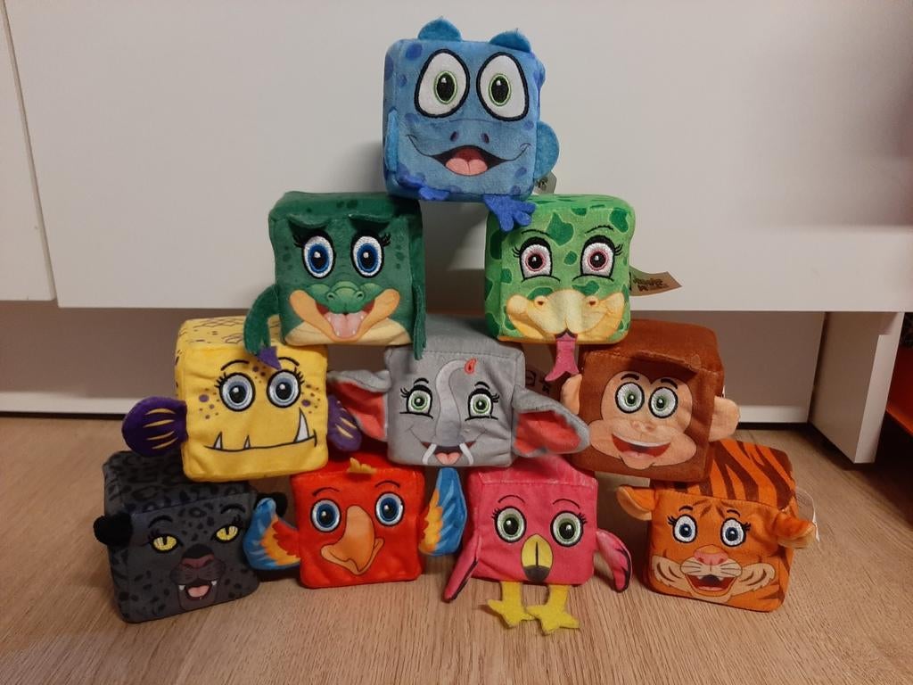 Lidl jungle mini's blokken, Verzamelen, Supermarktacties, Lidl, Ophalen of Verzenden