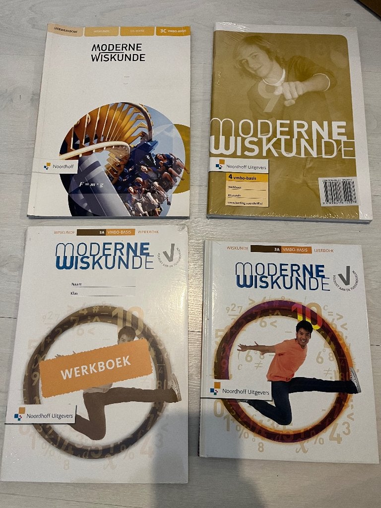 Leerboek modern wiskunde vmbo basis werkboek examentraining, Boeken, Schoolboeken, VMBO, Wiskunde A, Nieuw, Ophalen of Verzenden