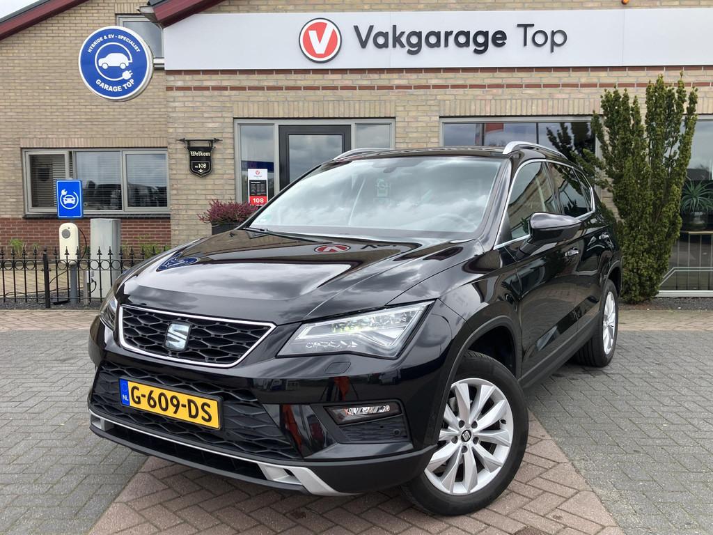 SEAT Ateca 1.5 TSI | Trekhaak | Dig. Dashboard | NAP, 4 cilinders, 150 pk, Ateca, Zwart