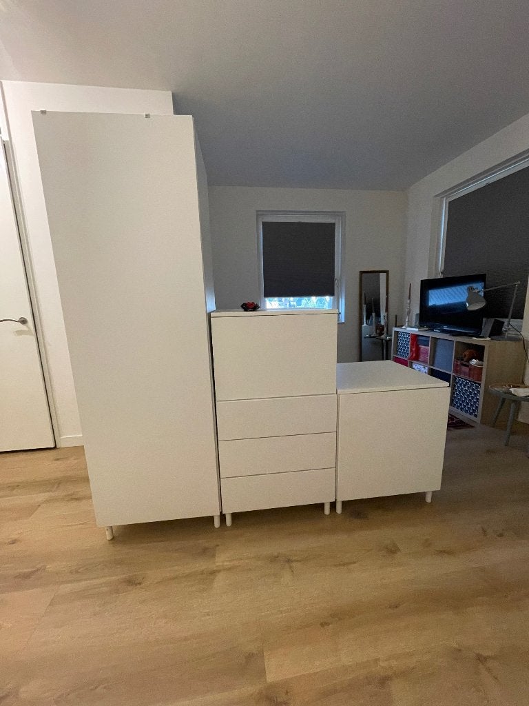 Ikea Platsa kledingkastsysteem, Huis en Inrichting, Kasten | Kledingkasten, Ophalen, Met deur(en), 50 tot 100 cm, Zo goed als nieuw