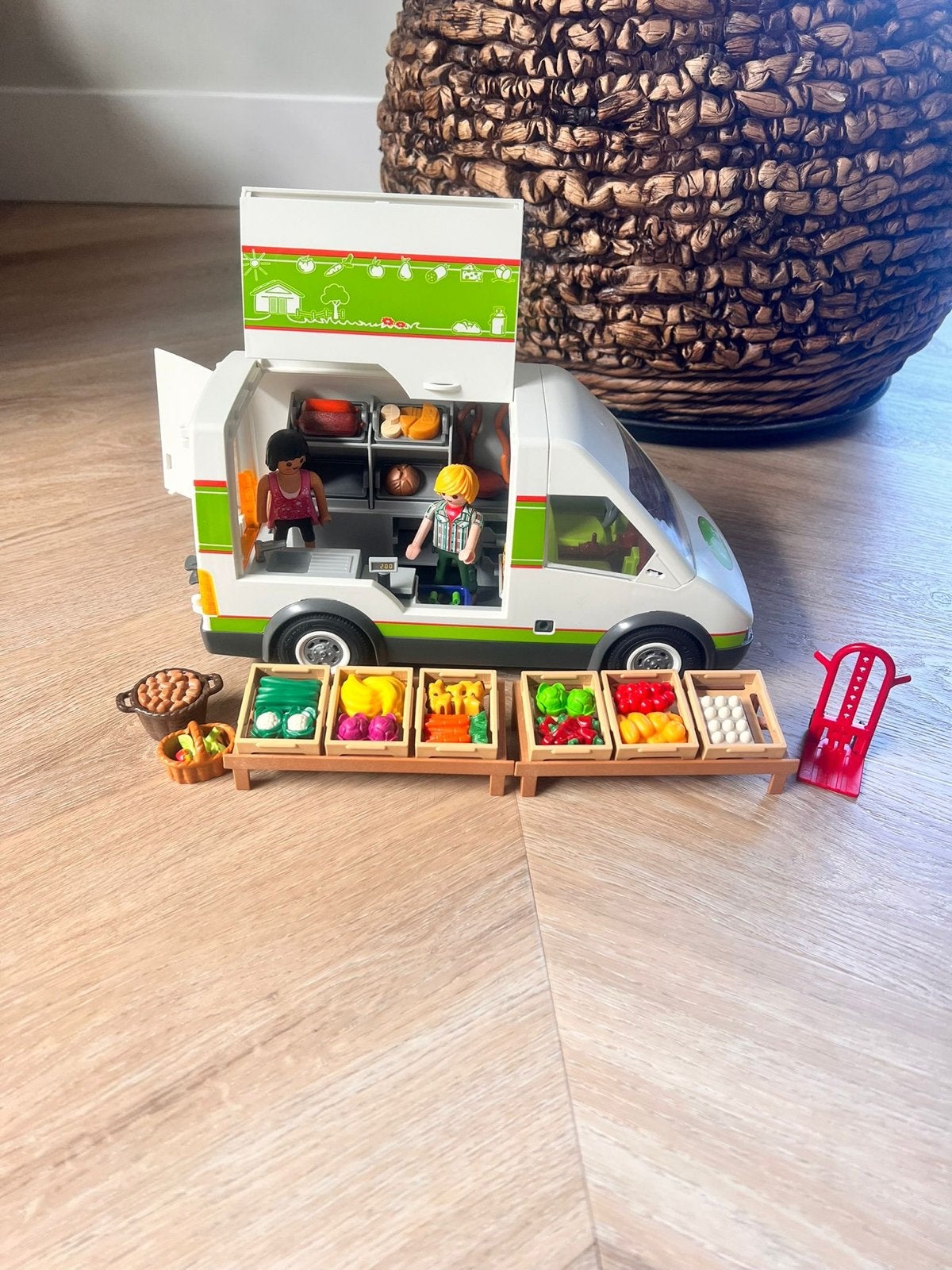 Playmobil Marktkraam 70134 - Zeer goede staat, Ophalen of Verzenden, Zo goed als nieuw, Complete set