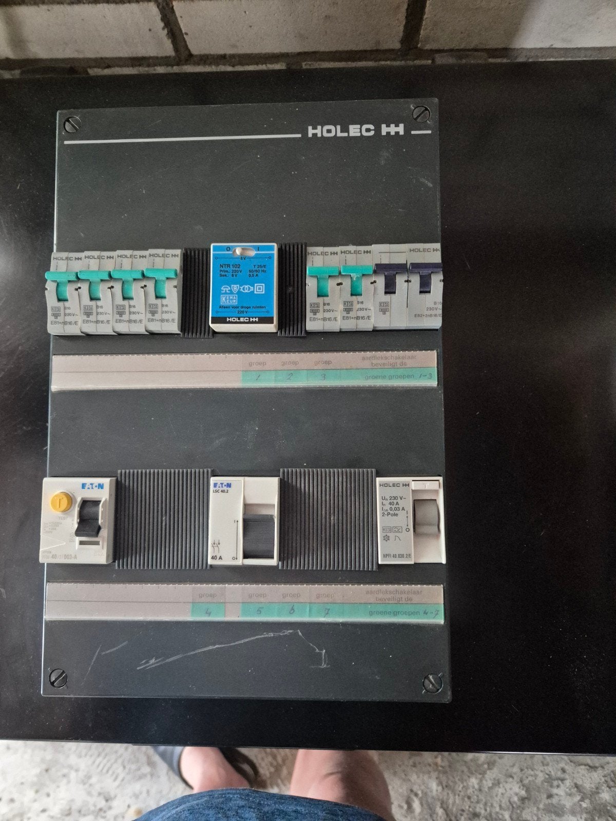 Holec HH Groepenkast met Eaton componenten, Ophalen of Verzenden, Gebruikt, Overige typen