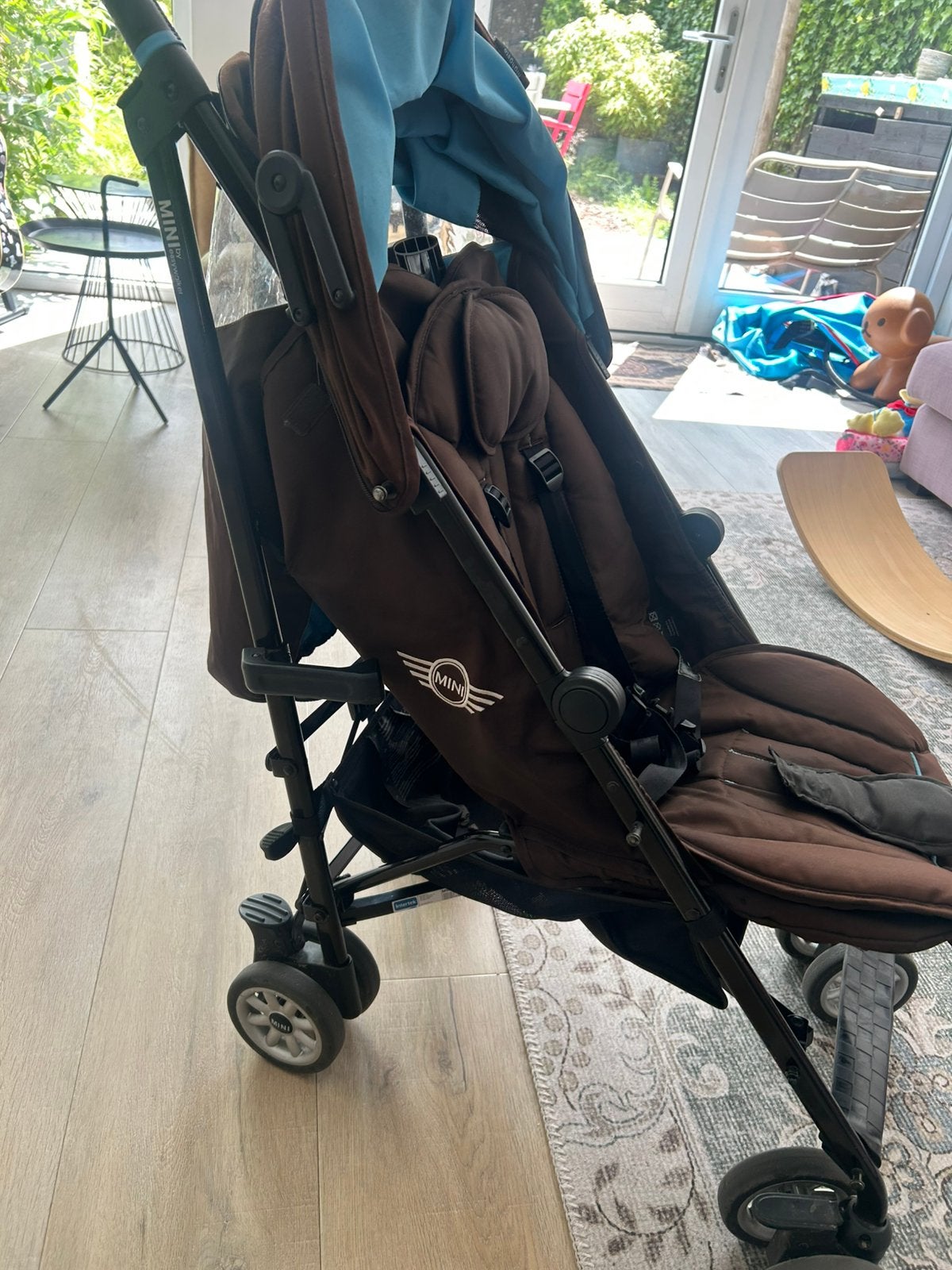 Mini easywalker buggy, Kinderen en Baby's, Buggy's, Ophalen, Gebruikt, Overige merken, Verstelbare rugleuning