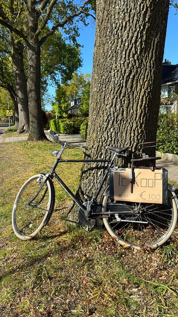 Fongers fiets uit jaren 60 oldtimer, Ophalen
