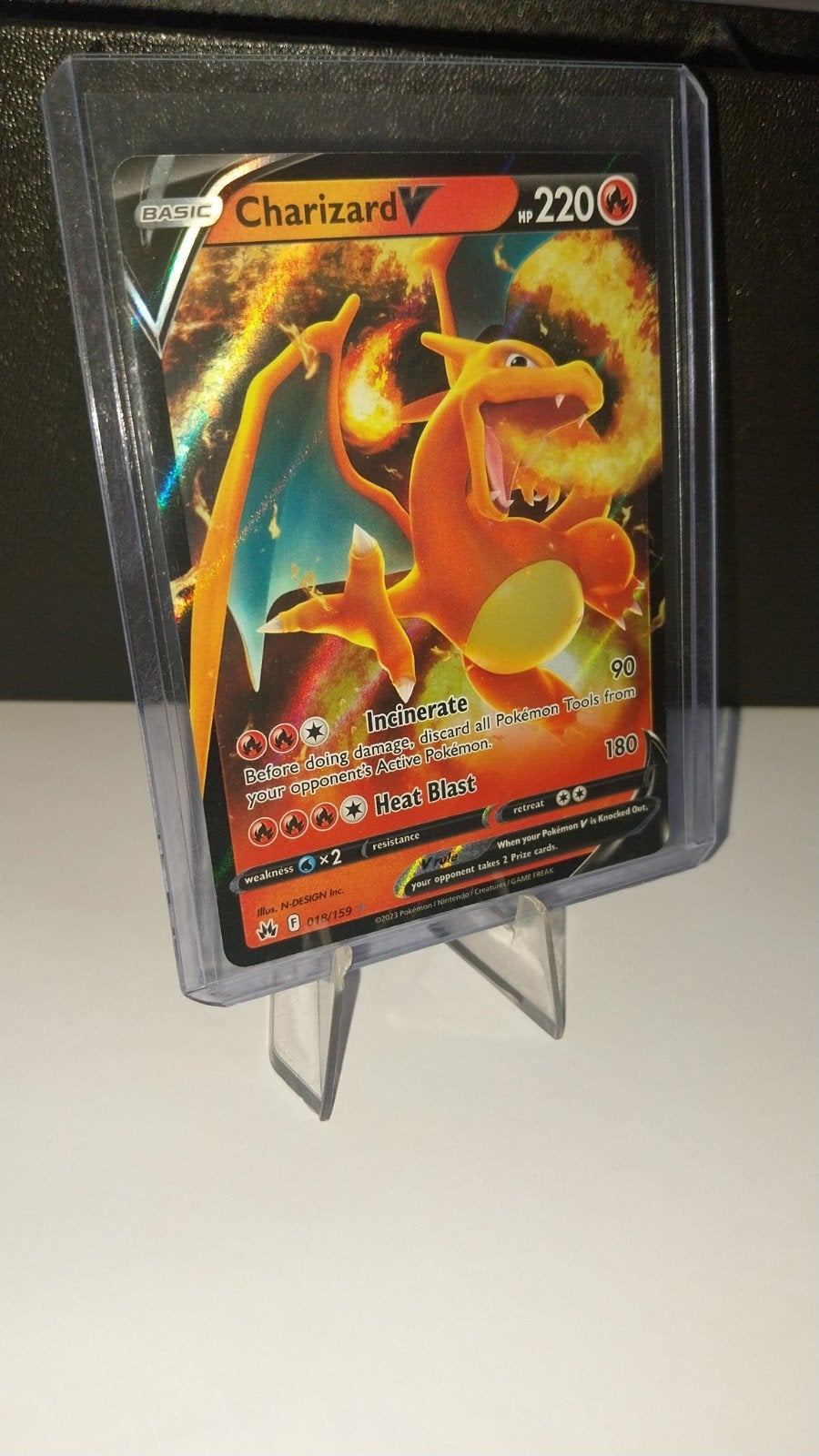 Charizard V (018/159) - Crown Zenith, Ophalen of Verzenden