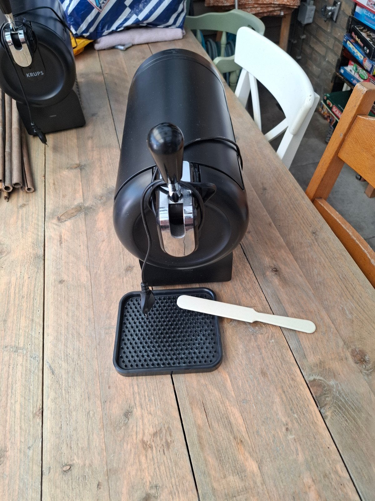 Krups THE SUB Compact Biertap / Thuistap Zwart, Witgoed en Apparatuur, Thuistaps, Ophalen of Verzenden, Zo goed als nieuw, Krups