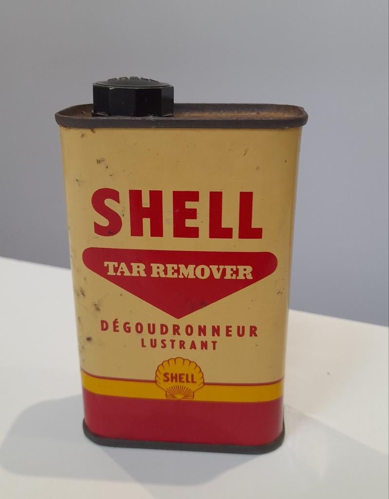 Shell blik, Ophalen of Verzenden, Gebruikt