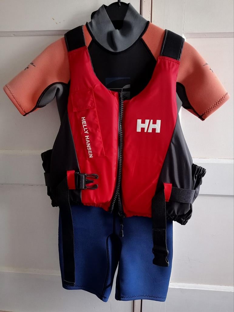 Wetsuit en zwemvest voor kind, Ophalen of Verzenden