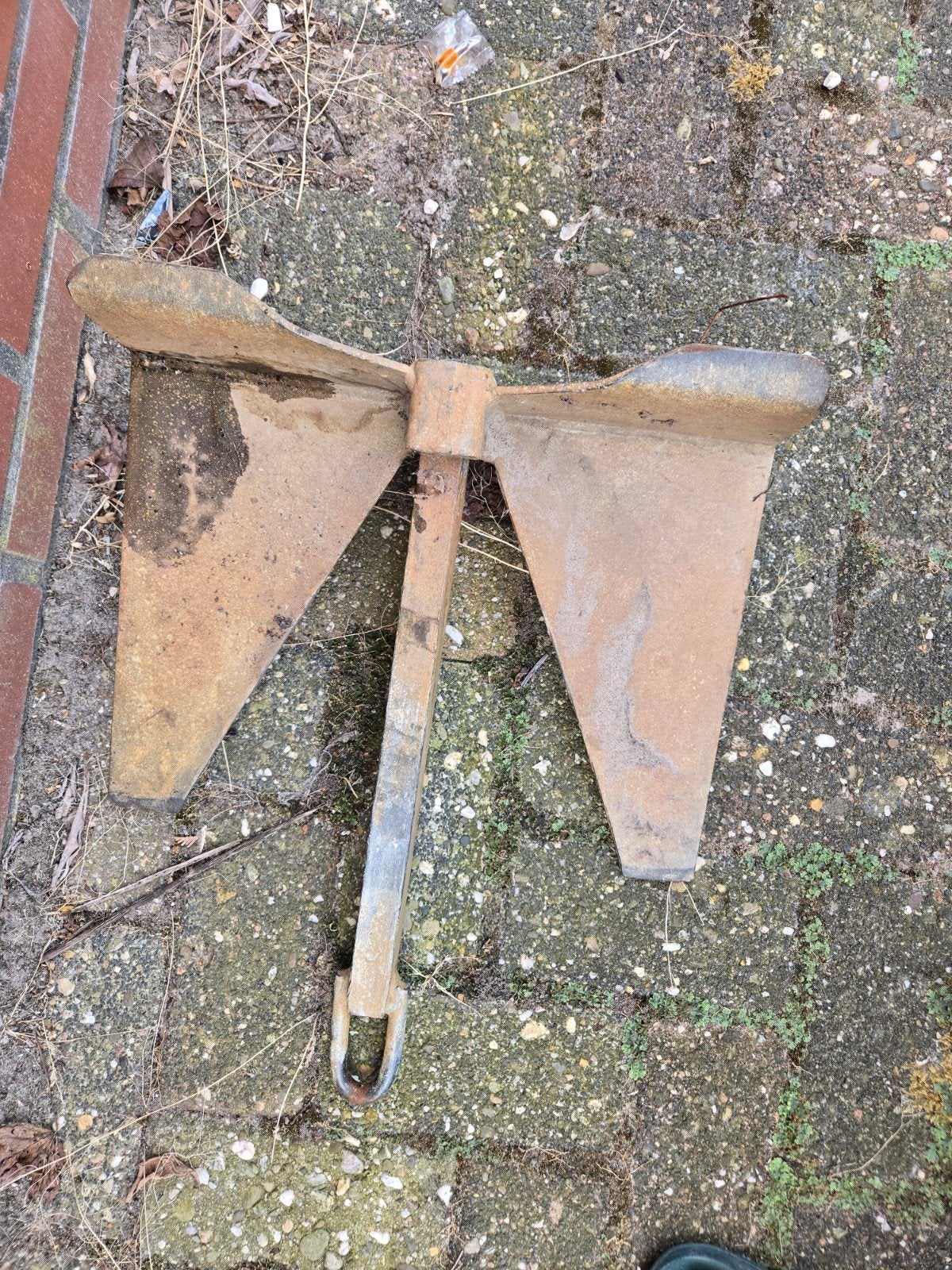 Anker 10-15 kg voor boot of decoratie, Ophalen, Gebruikt