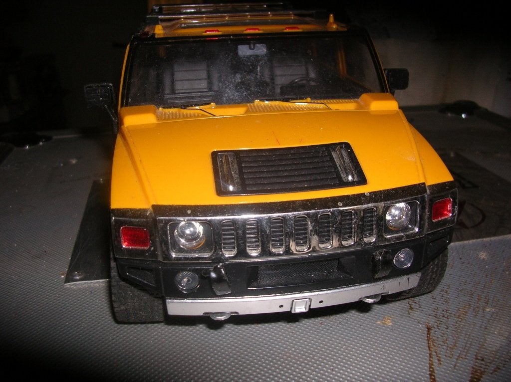 z. g. o. h.  Hummer model auto  kleur geel, Ophalen, Zo goed als nieuw