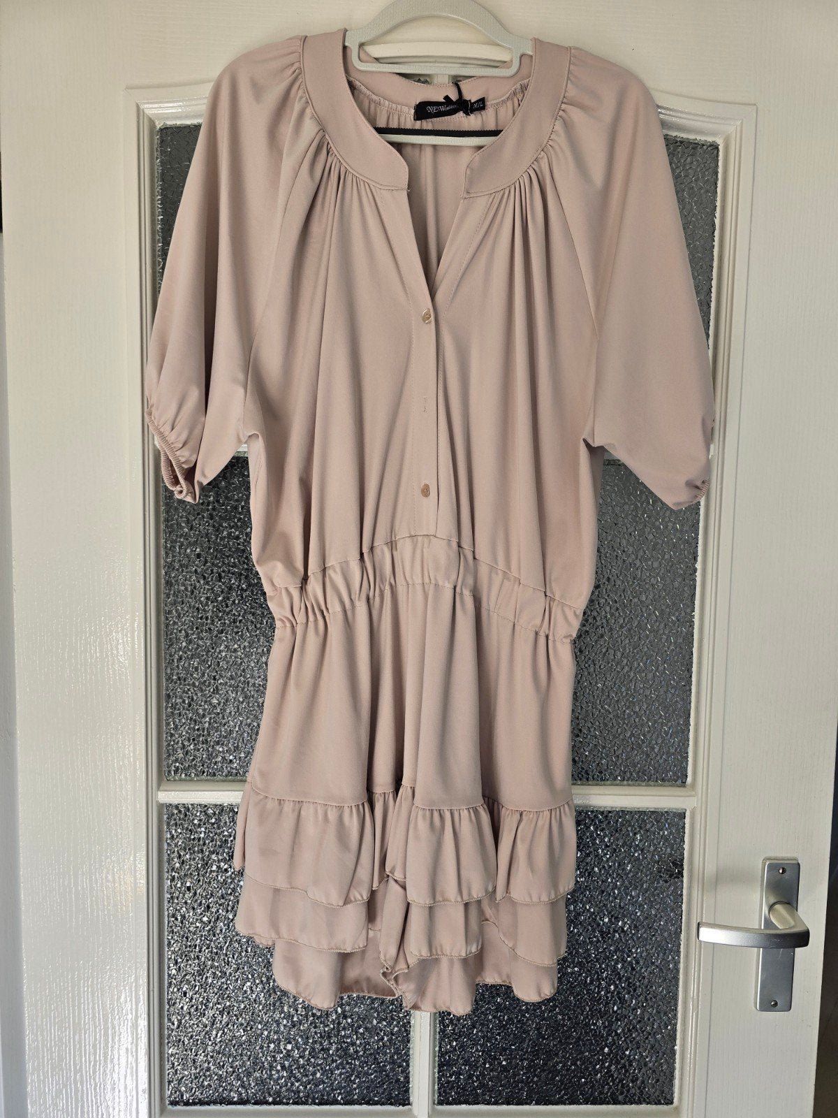 Nieuw travel jurk jumpsuit beige 38 40 42, Kleding | Dames, Jumpsuits, Ophalen of Verzenden, Nieuw, Maat 38/40 (M), Beige