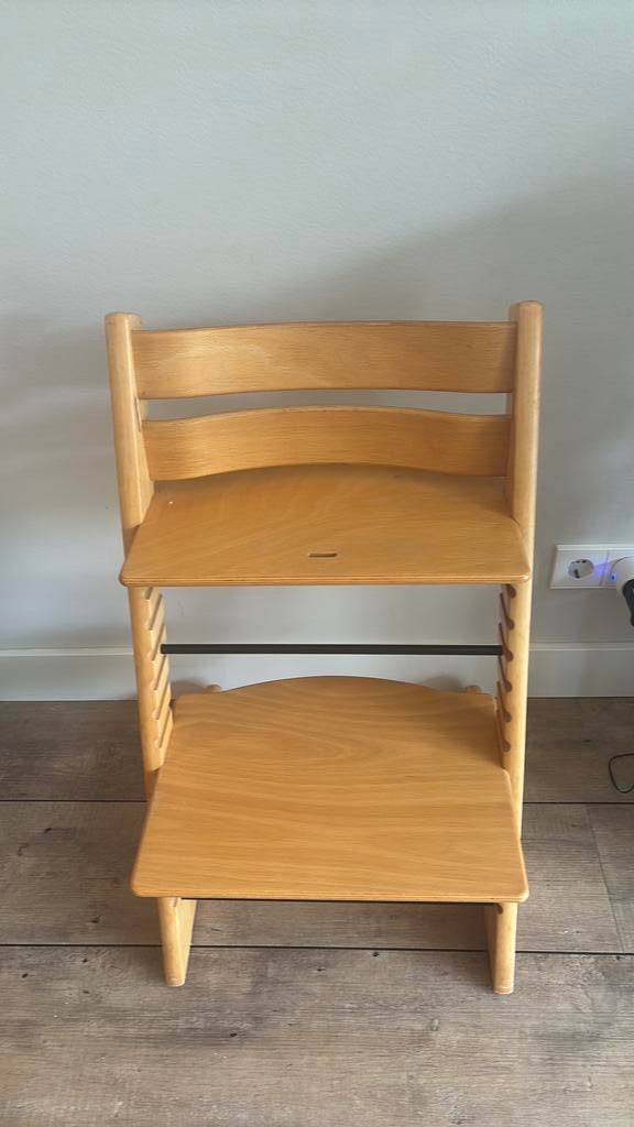 Trip trap van stokke, Kinderen en Baby's, Kinderstoelen, Ophalen, Zo goed als nieuw, Meegroeistoel