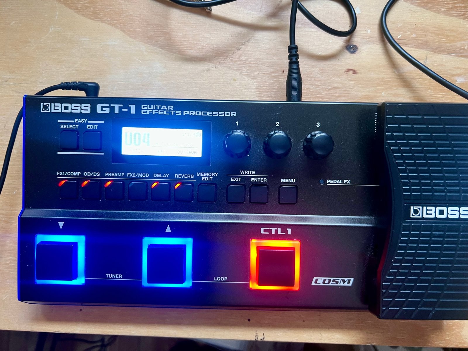 Boss GT-1 Gitaar Multi-effect Processor, Muziek en Instrumenten, Effecten, Ophalen of Verzenden, Zo goed als nieuw, Multi-effect