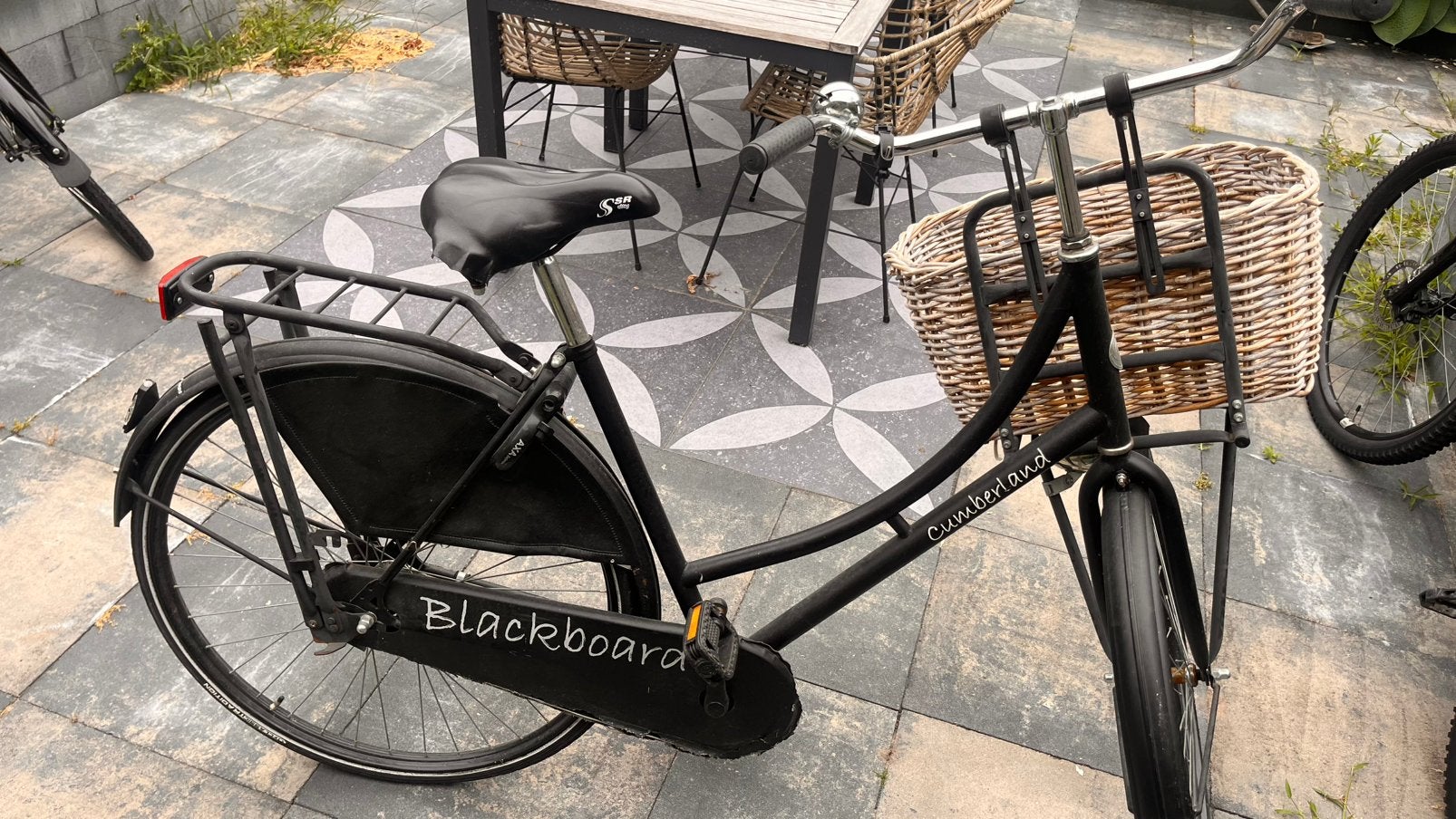 Opoe fiets gebruikt, Ophalen, Gebruikt